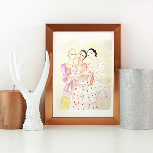 Blooming in Unity Art Print