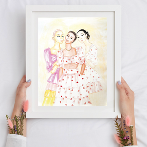 Blooming in Unity Art Print
